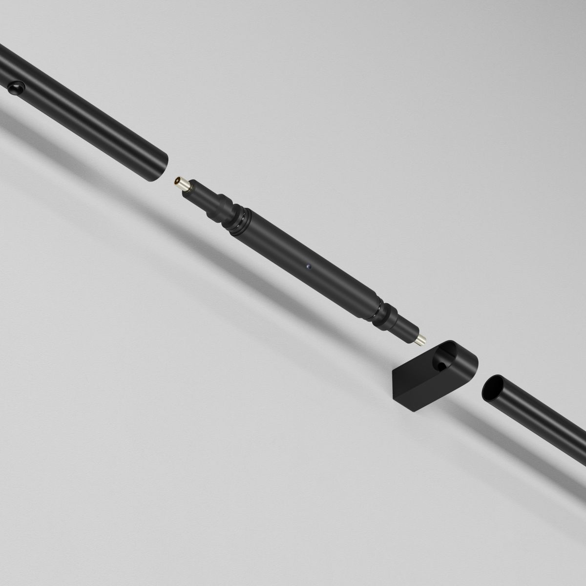 Прямой коннектор для штанговой системы Maytoni Axity CA004RC-B