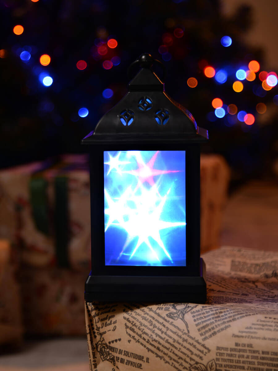 Переносной светодиодный фонарь (UL-00002311) Uniel 110х220 ULD-L1122-010/DTB/RGB/3D Black