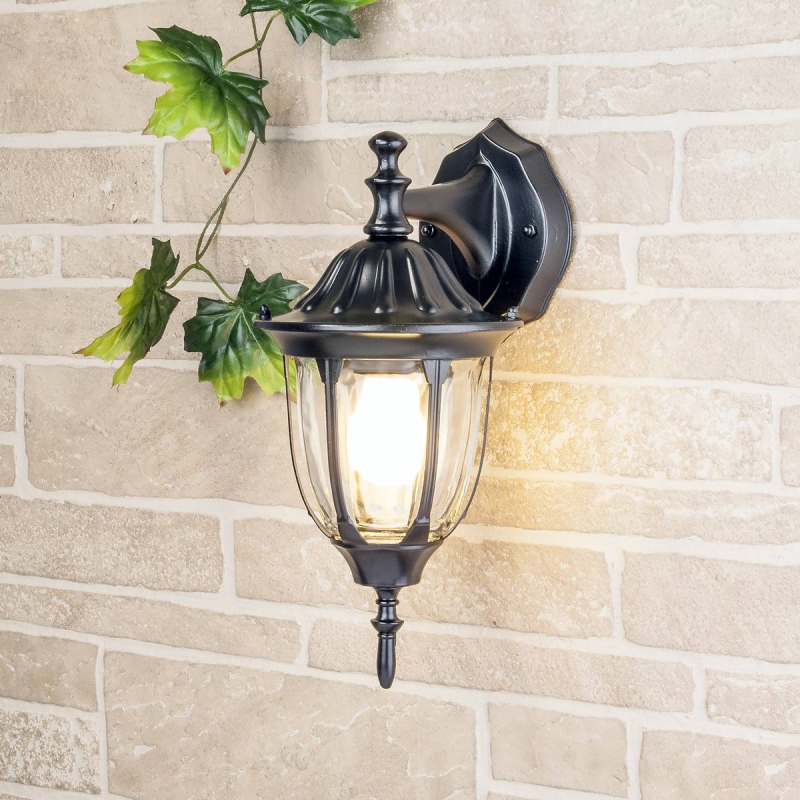 Уличный настенный светильник Elektrostandard 1002D черный 4690389076077