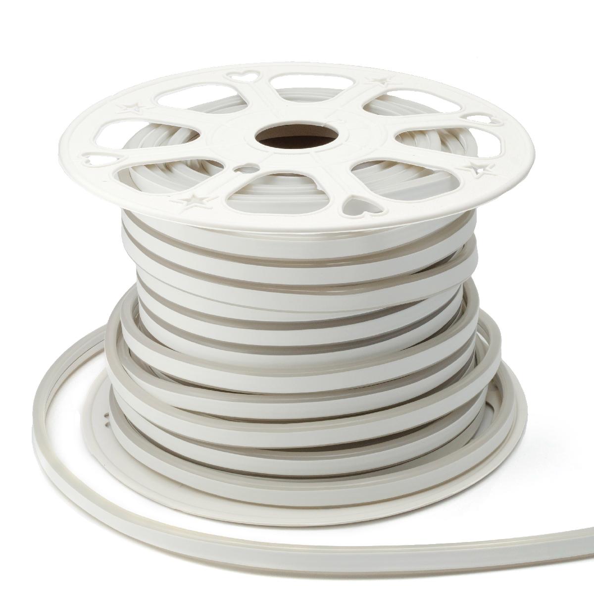 Светодиодный неон двухсторонний Apeyron 220В 6Вт/м smd2835 108д/м IP65 150Лм/м 50м красный 10-77