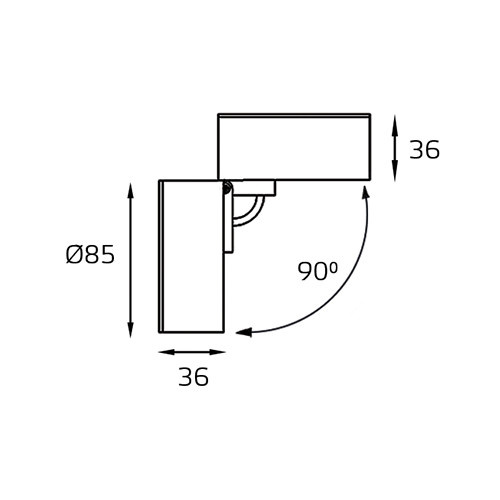 Светодиодный спот Italline M03-007 black
