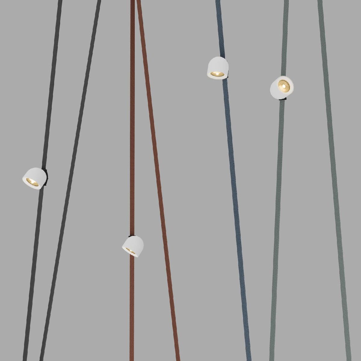 Трековый однофазный светильник Denkirs Belty Spot DK5541-WH+BK