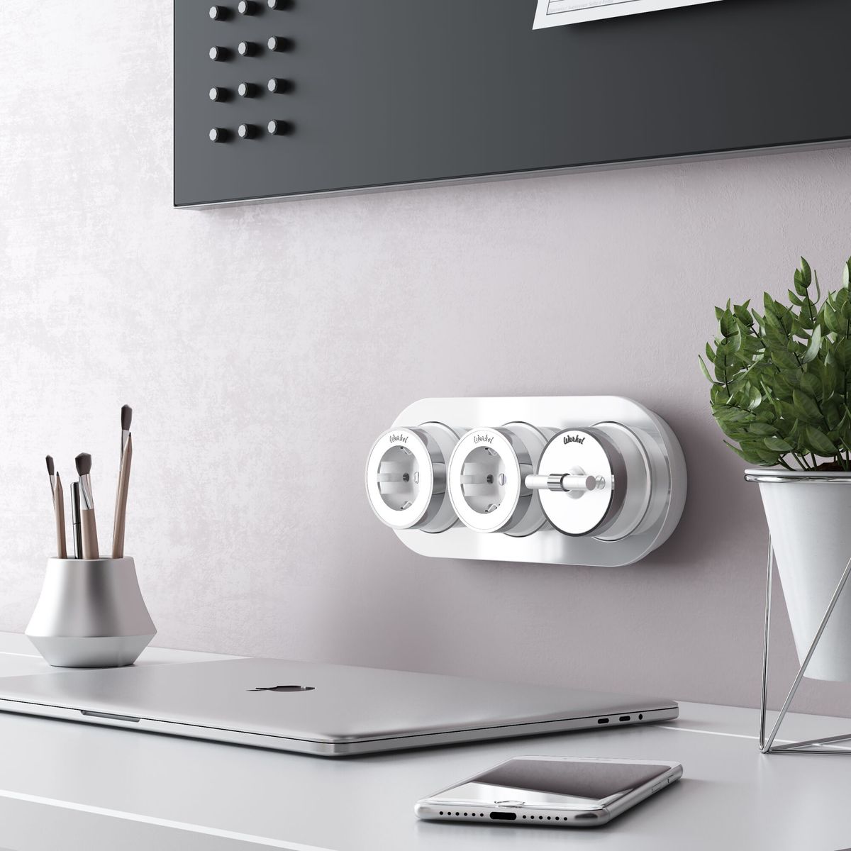 Выключатель на 4 положения двухклавишный Werkel Vintage 4690389183157 W5822050