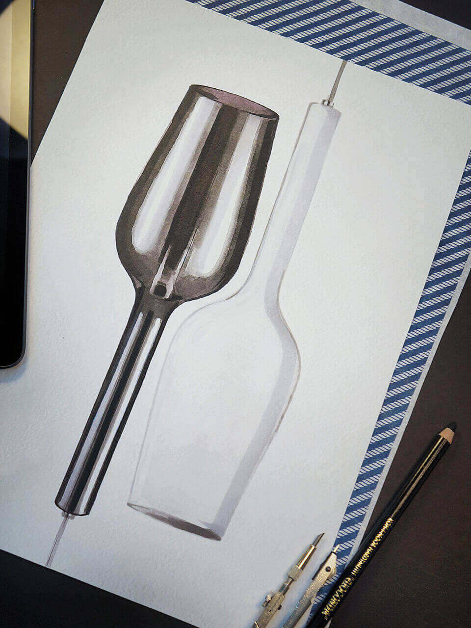 Подвесной светильник Maytoni Lacrima P007-PL-01-W