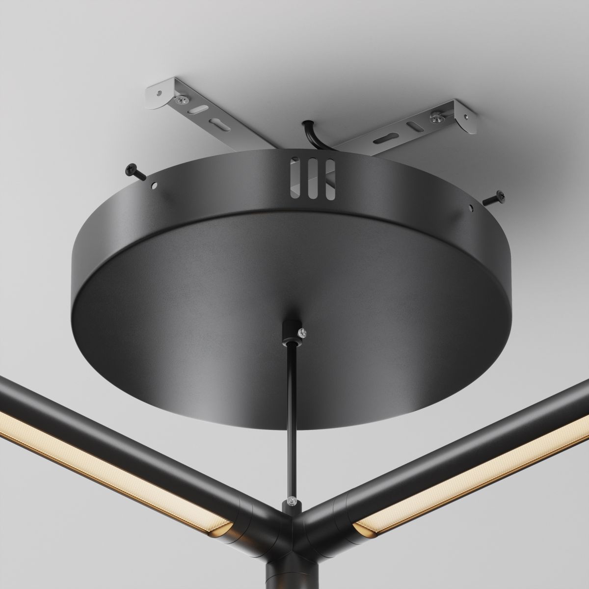 Потолочная чаша для ввода питания с блоком питания Maytoni Shelf CA031B-B