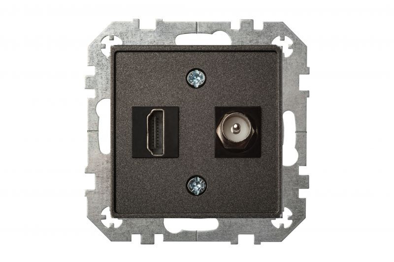 Розетка HDMI и TV Liregus Epsilon 28-1132