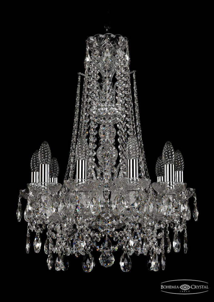Подвесная люстра Bohemia Ivele 1411/10/141/XL-66/Ni