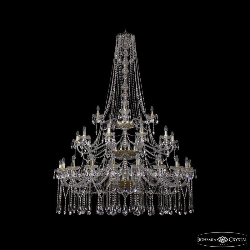 Подвесная люстра Bohemia Ivele Crystal 1413/20+10+5/530/h-201/3d G