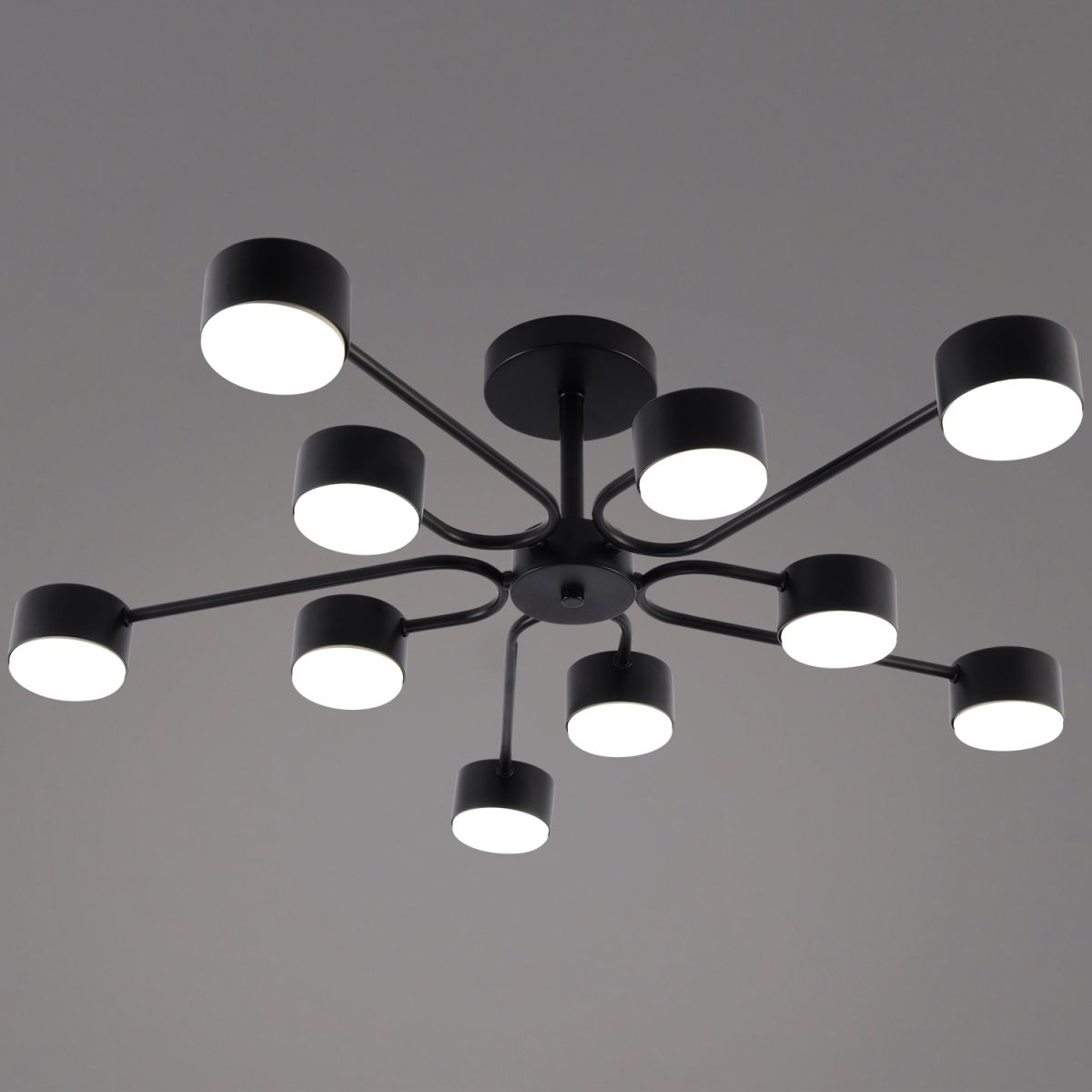 Люстра на штанге Reluce 03708-0.3-10 BK GX53