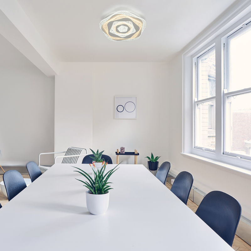 Потолочный светодиодный светильник Eurosvet Puff 90162/1 белый