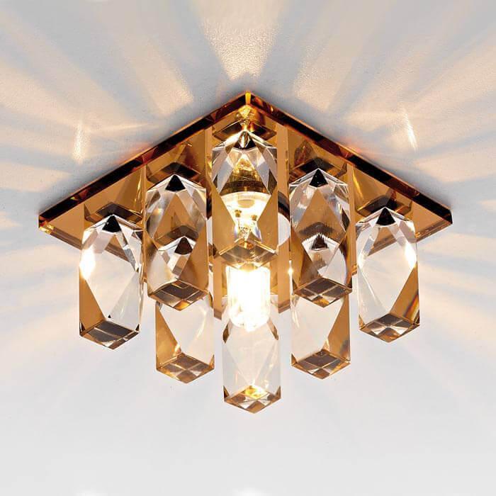 Встраиваемый светильник Ambrella Light Desing D1049 CH+BR CL