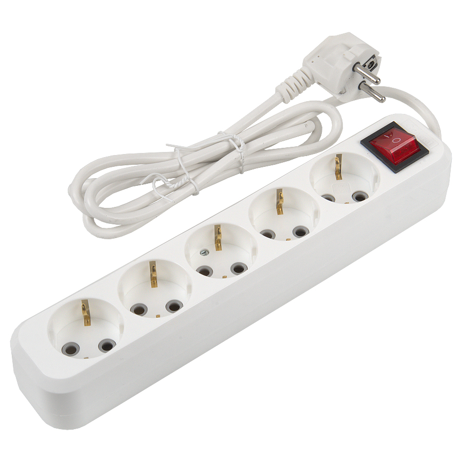 Удлинитель бытовой General GES-16-3x100-5-7m-S 470110