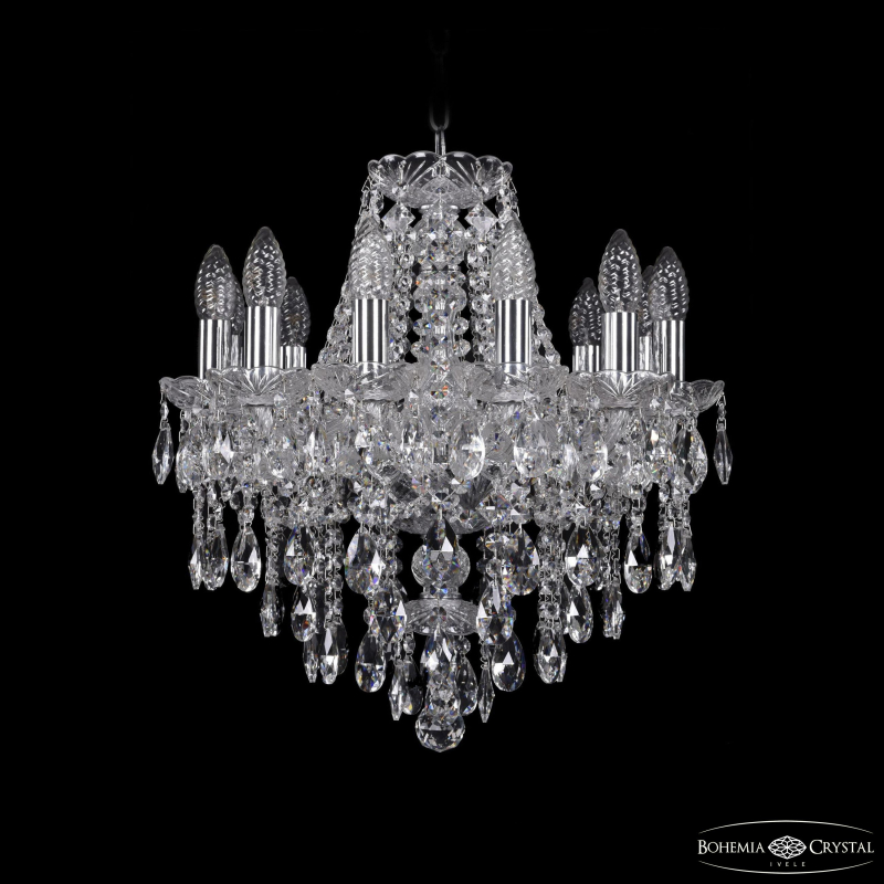 Подвесная люстра Bohemia Ivele Crystal 1415/12/141 Ni