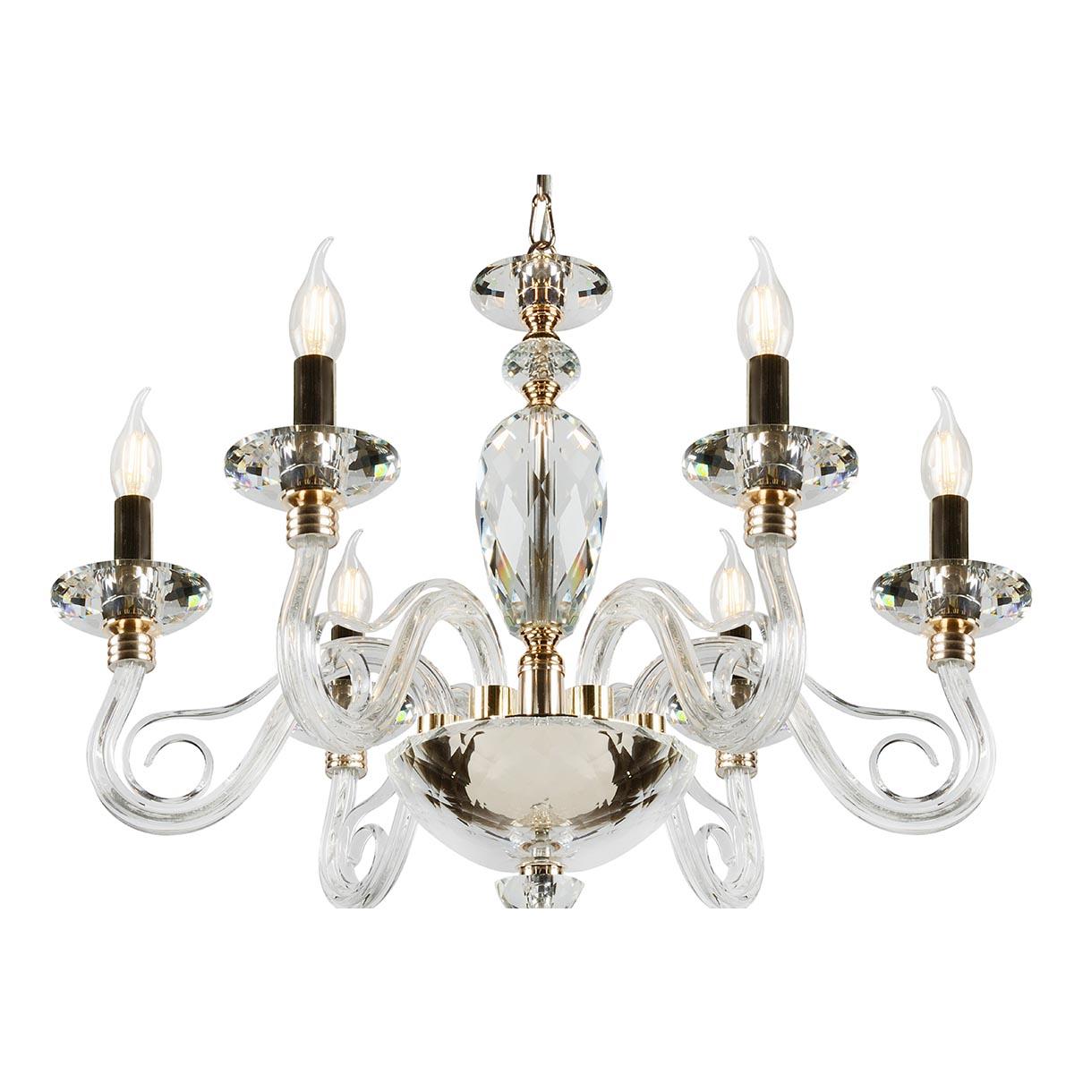 Подвесная люстра iLamp Modo P2328-6 GD