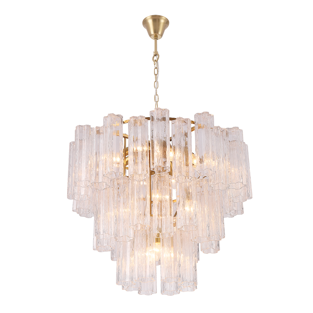 Подвесная люстра Crystal Lux ROSE SP17 BRASS