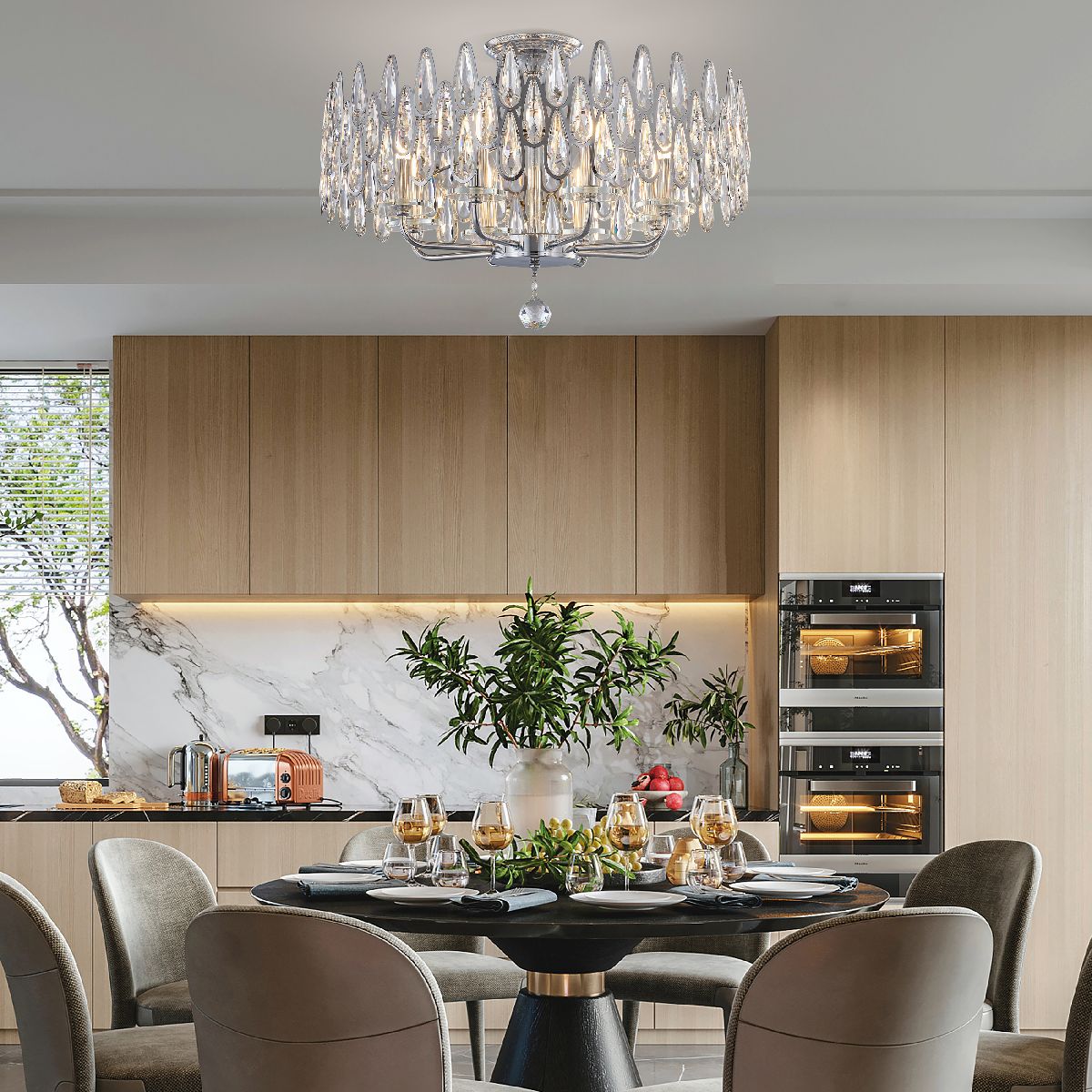 Потолочная люстра Arte Milano Sorrento 372009/8/80/580 CR