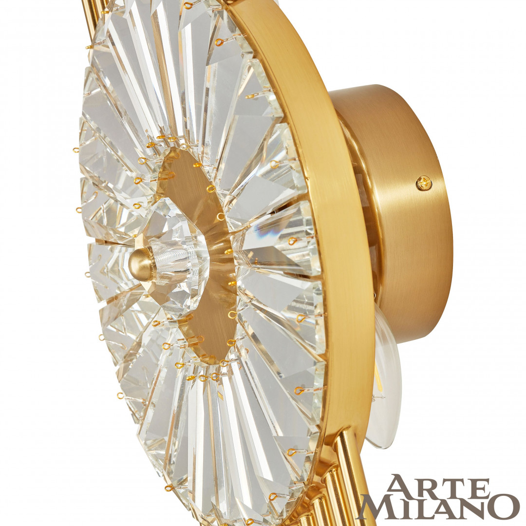 Настенный светильник Arte Milano 0552B.D255.H650.E14.3 G