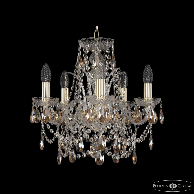 Подвесная люстра Bohemia Ivele Crystal 1411/5/141 G K721