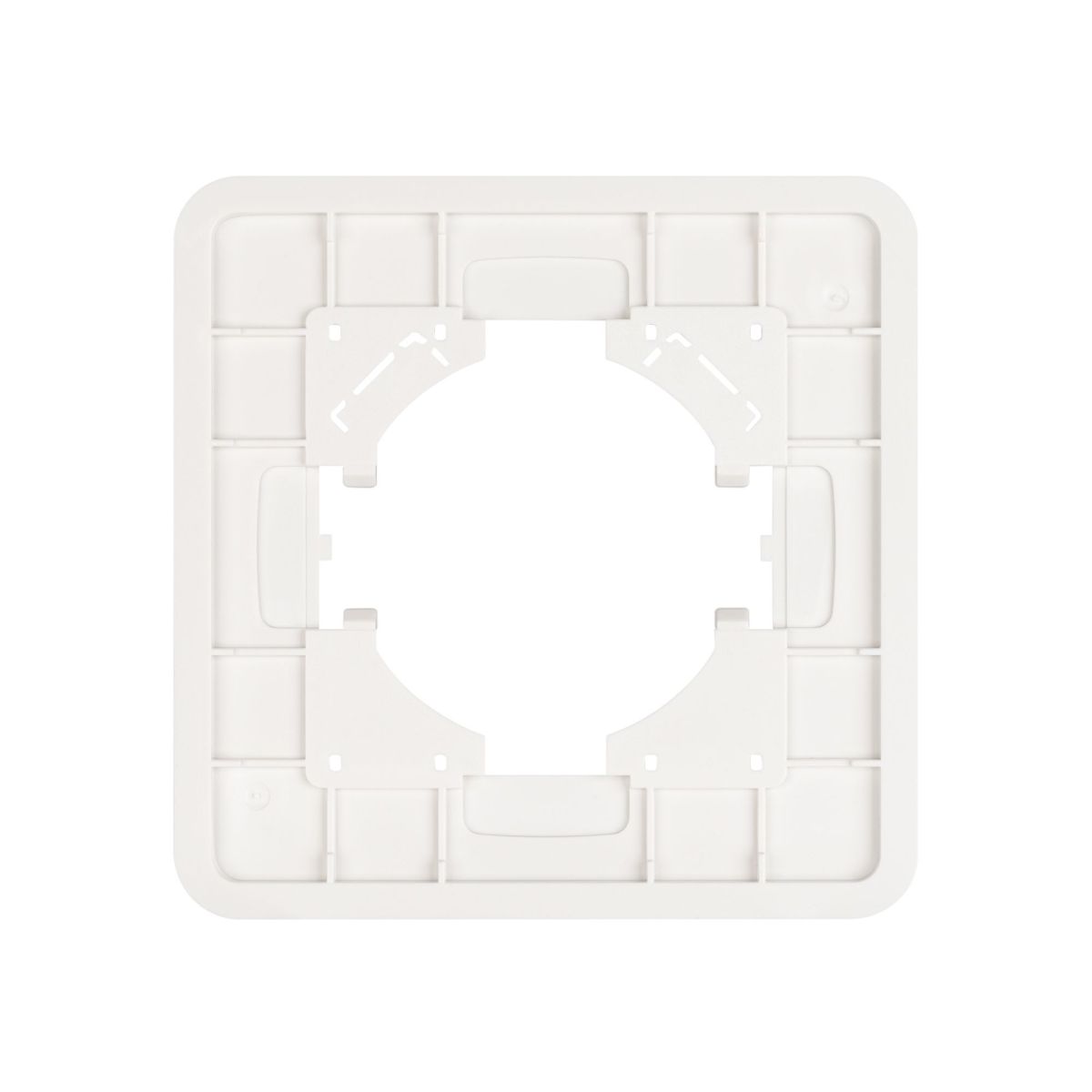 Рамка стеклянная на 1 пост Arlight FRM-OMALI-GS-1-WH 049648