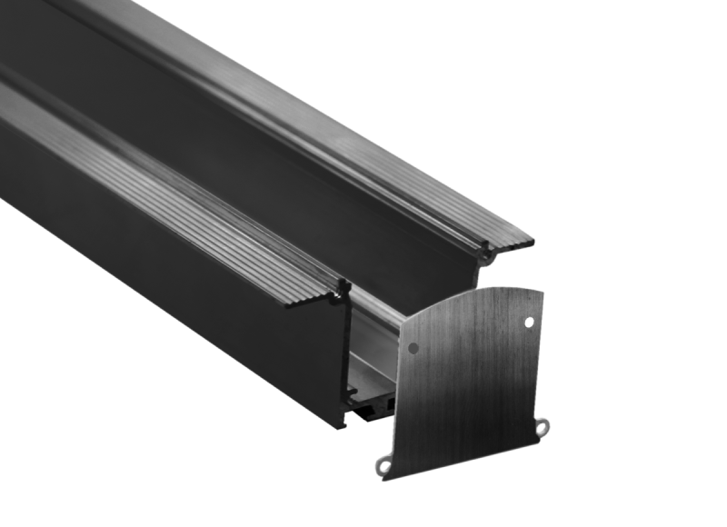 Встраиваемый алюминиевый профиль Donolux под шпаклевку L18519H3RAL9005