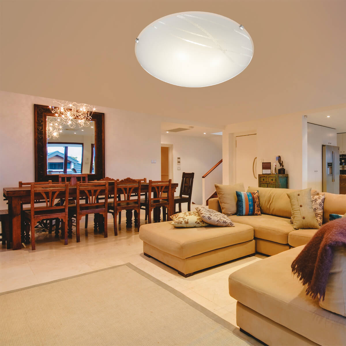 Настенно-потолочный светодиодный светильник Sonex Decora 2066/BL