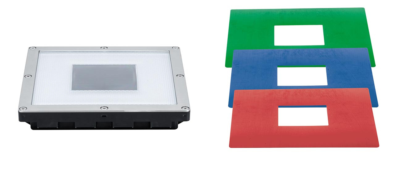 Светильник на солнечных батареях Paulmann Boden Cube 93834