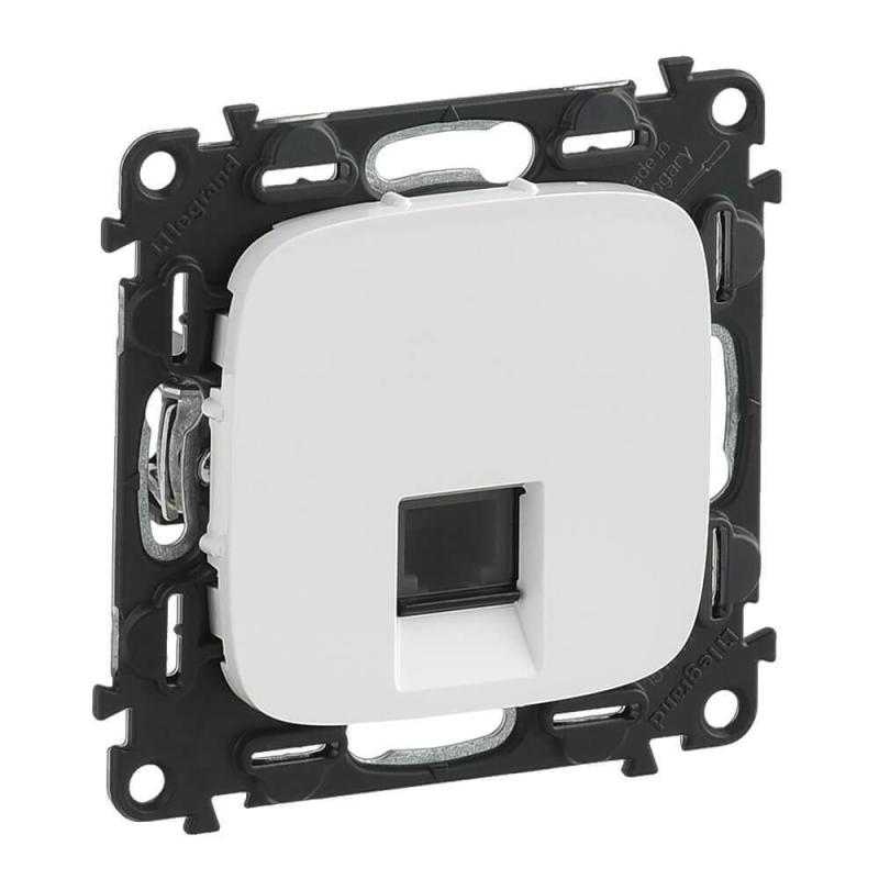 Телефонная розетка RJ11 Legrand Valena Allure белая 753738
