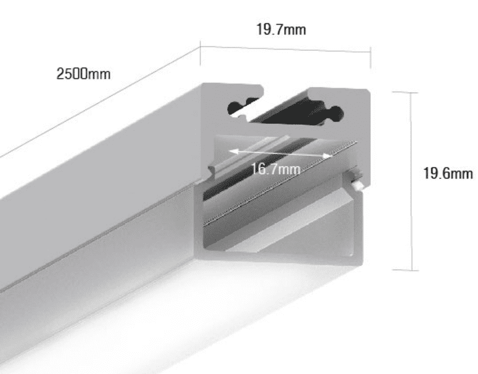 Профиль алюминиевый DesignLed LS.1911K 001766