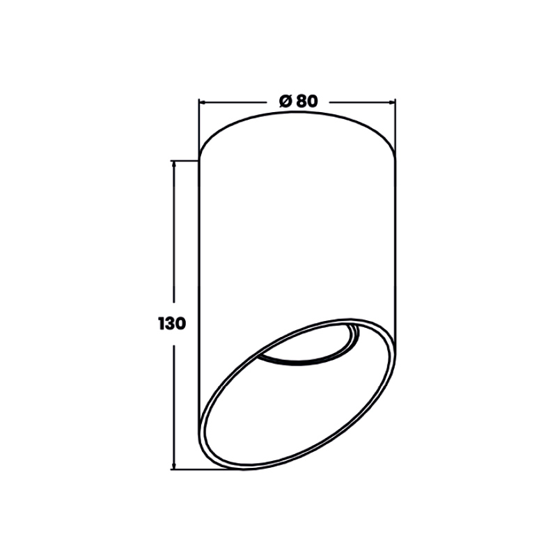 Потолочный светильник Zumaline TUBY ACGU10-133
