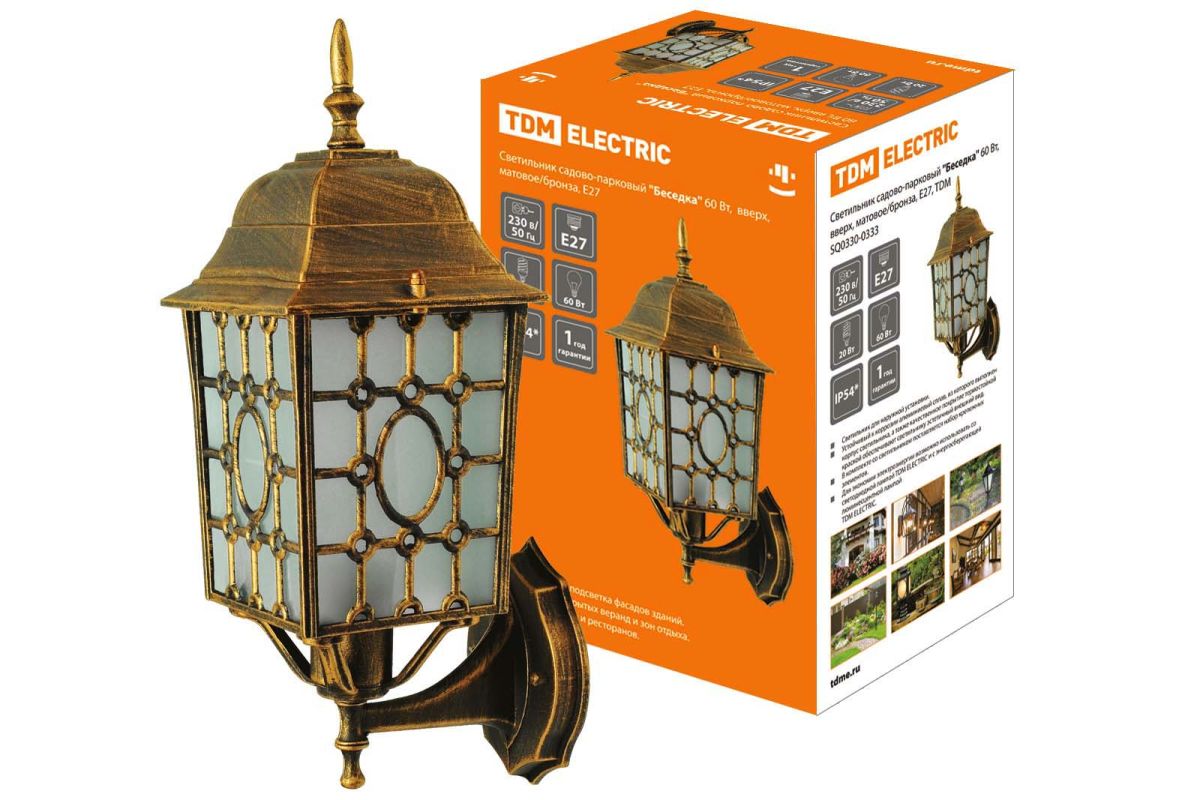 Уличный настенный светильник TDM Electric Беседка SQ0330-0333