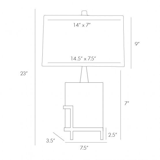 Настольная лампа ImperiumLoft Art-Deco 74272-22