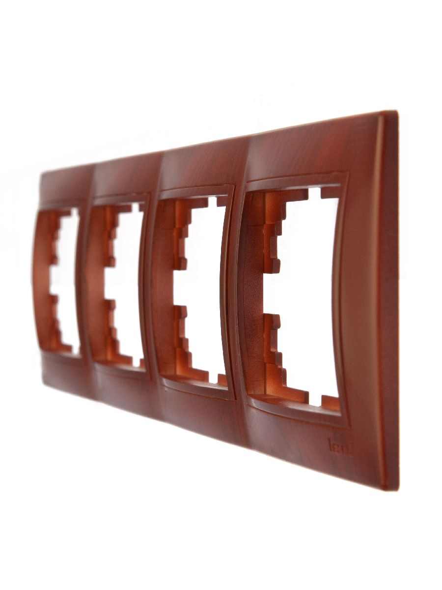 Рамка 4-местная горизонтальная Lezard Mira 701-0601-149