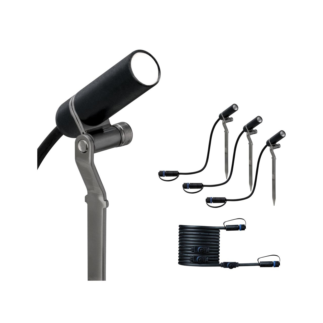 Ландшафтный светодиодный светильник наземный Paulmann Plantini 94157