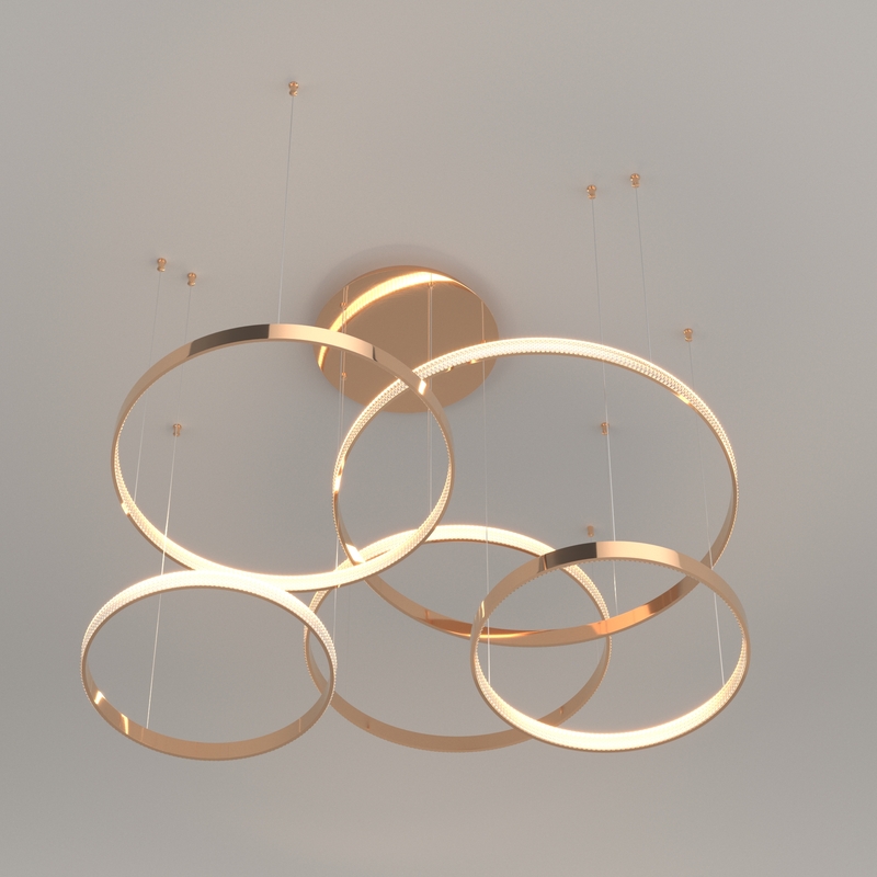 Подвесная люстра Eurosvet Posh 90275/5 медный Smart