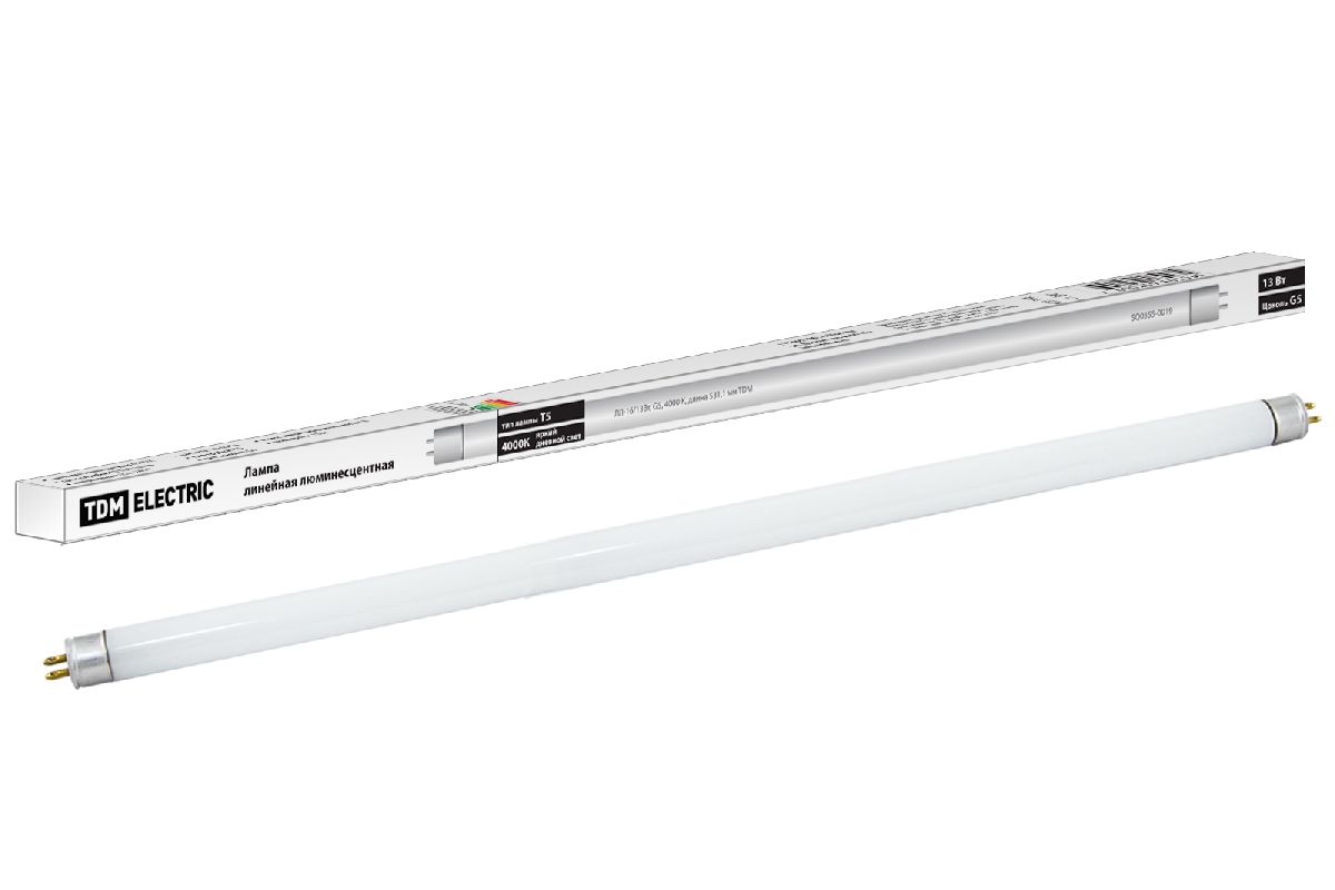 Лампа люминесцентная TDM Electric G5 13W 4000K белая SQ0355-0019