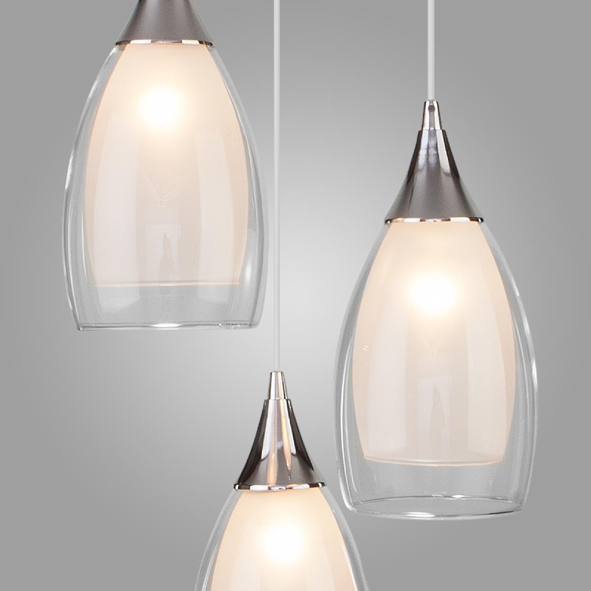 Подвесной светильник современный Eurosvet Cosmic 50085/3 хром