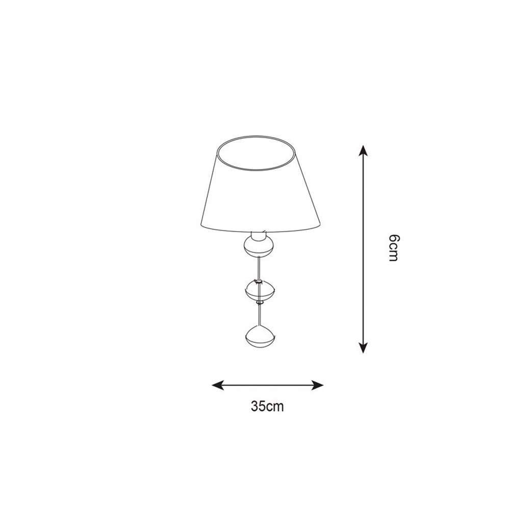 Настольная лампа Zumaline MEGAN T15027