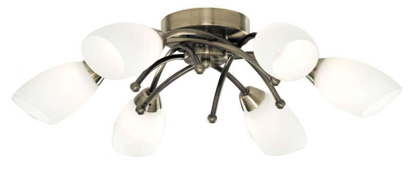 Потолочная люстра Arte Lamp Opal A8186PL-6AB