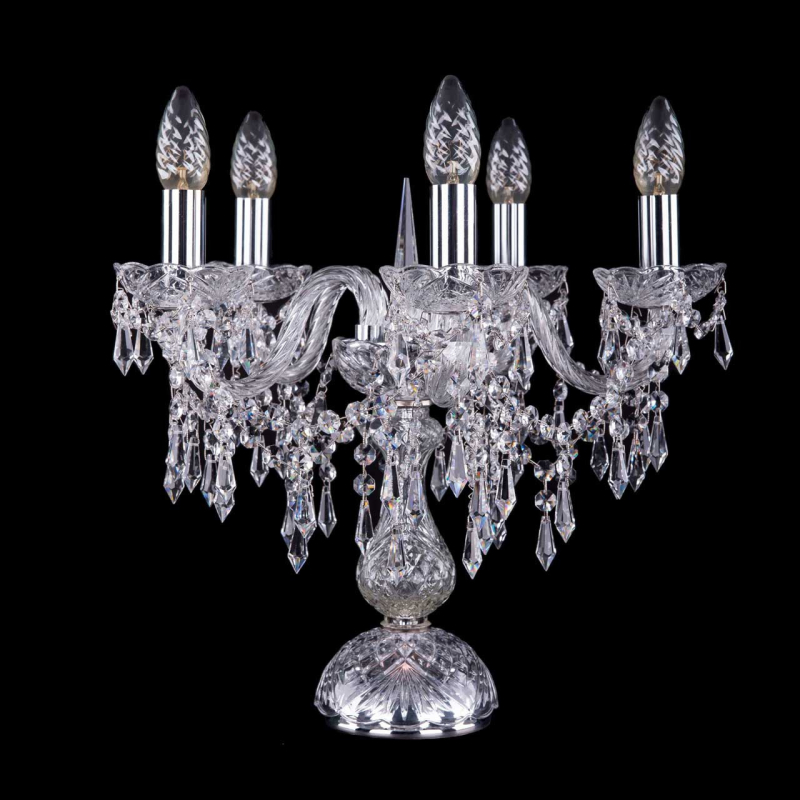 Настольная лампа Bohemia Ivele 1403L/5/141-39/Ni