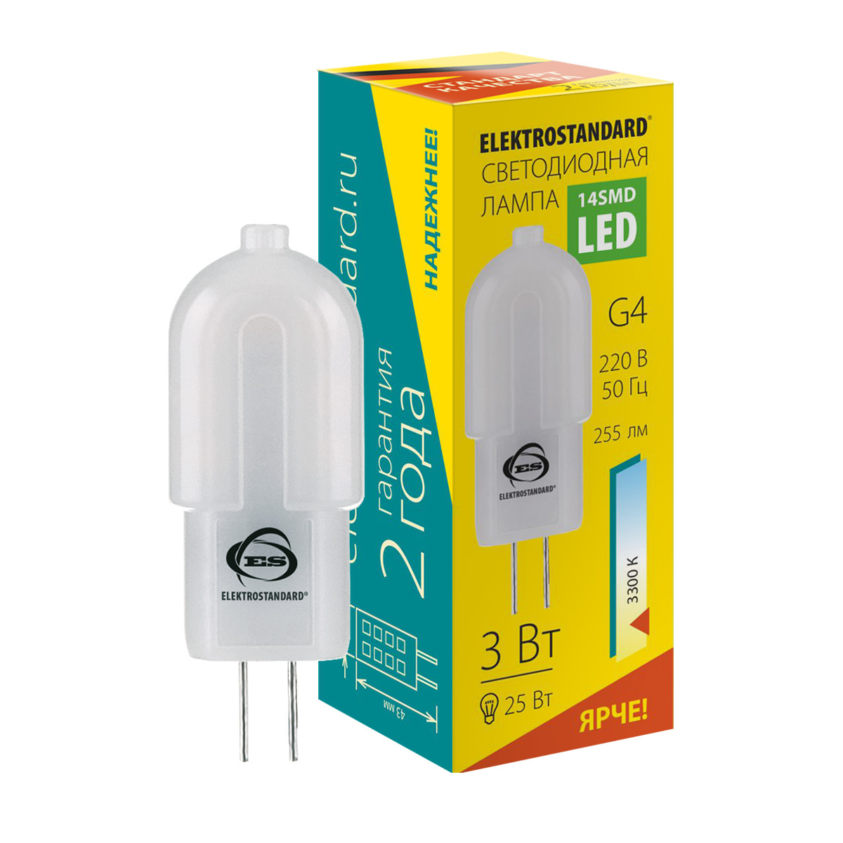 Лампа светодиодная Elektrostandard G4 3W 4200K матовая 4690389085635
