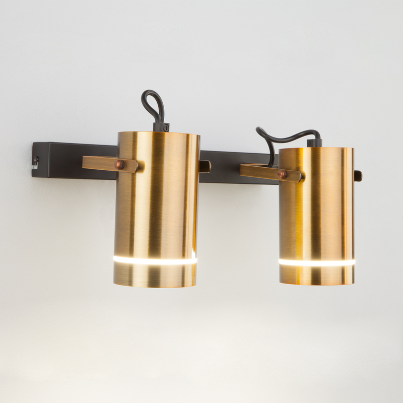 Настенный светодиодный светильник Eurosvet Bronze 20063/2 античная бронза