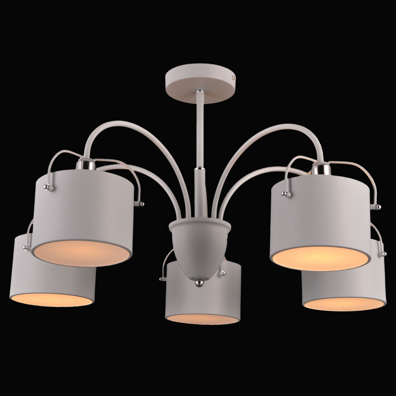 Люстра на штанге Natali Kovaltseva FLOCCO 75069/5C CHROME