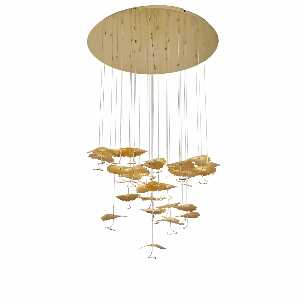 Каскадная люстра флористика iLedex Lotus 8827P-19 BR