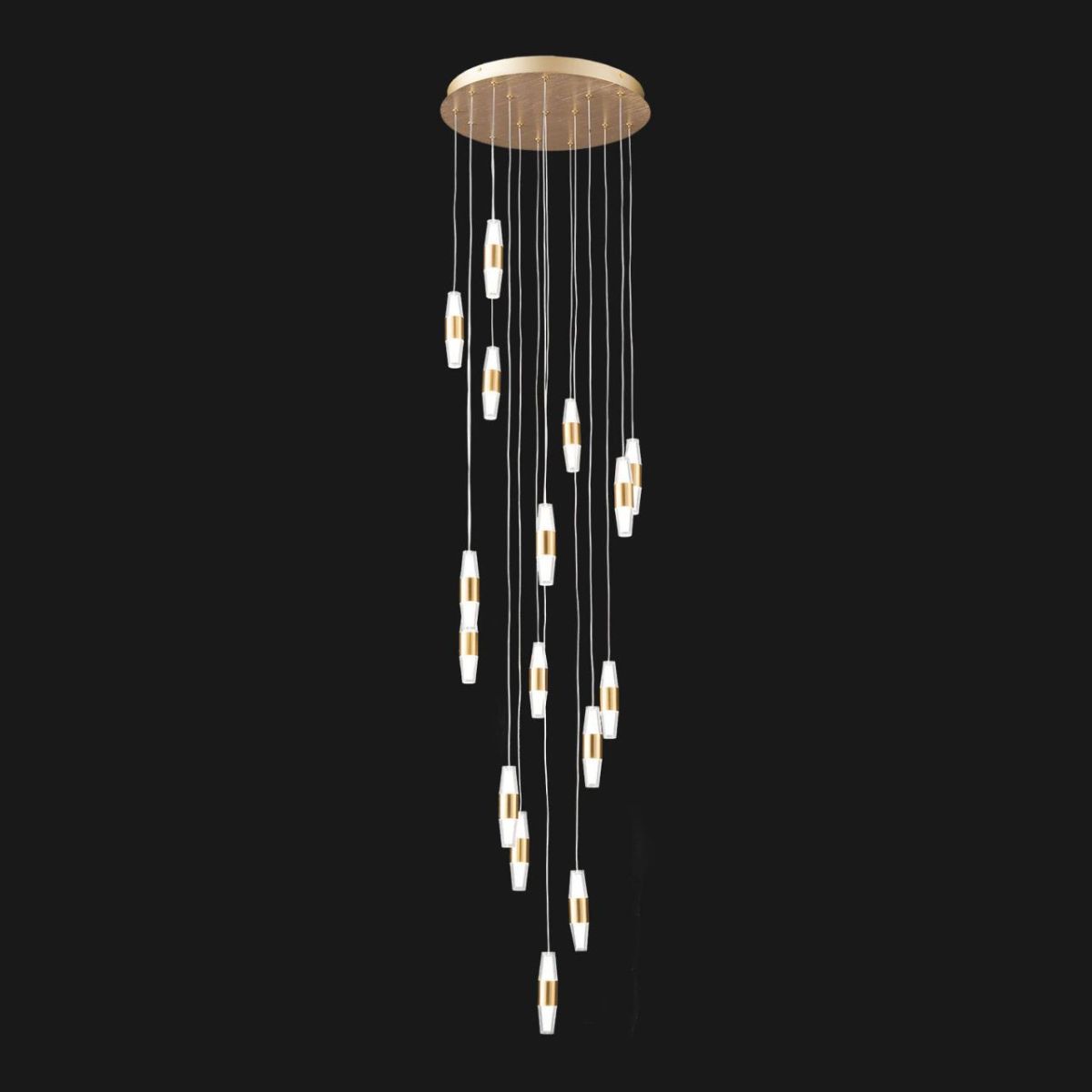 Каскадная люстра Lussole Hopkins LSP-7404