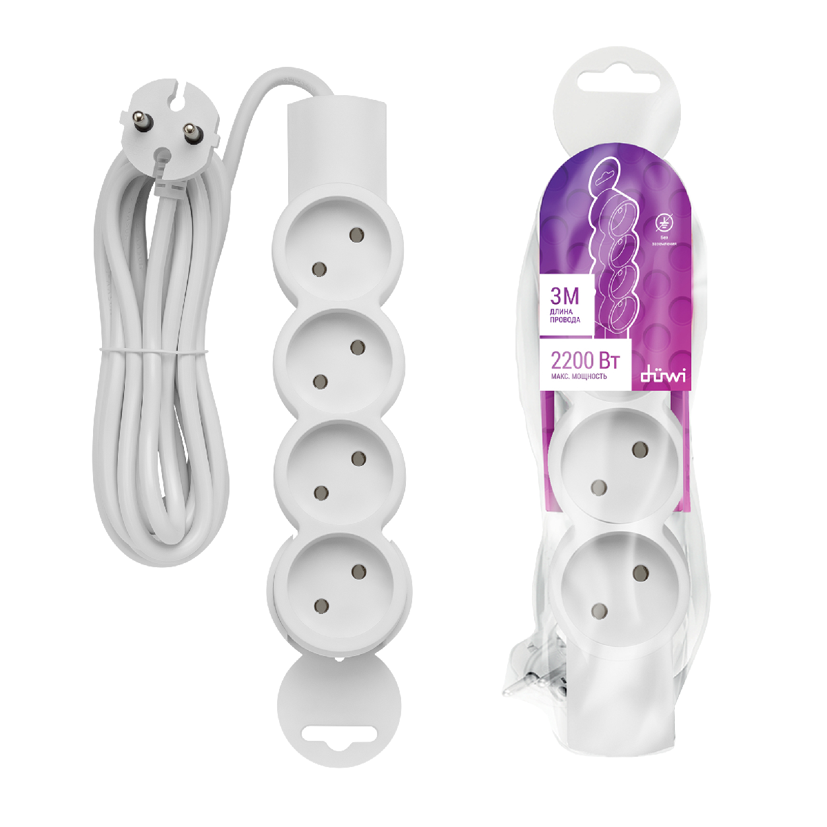 Удлинитель бытовой Duwi 32010 6