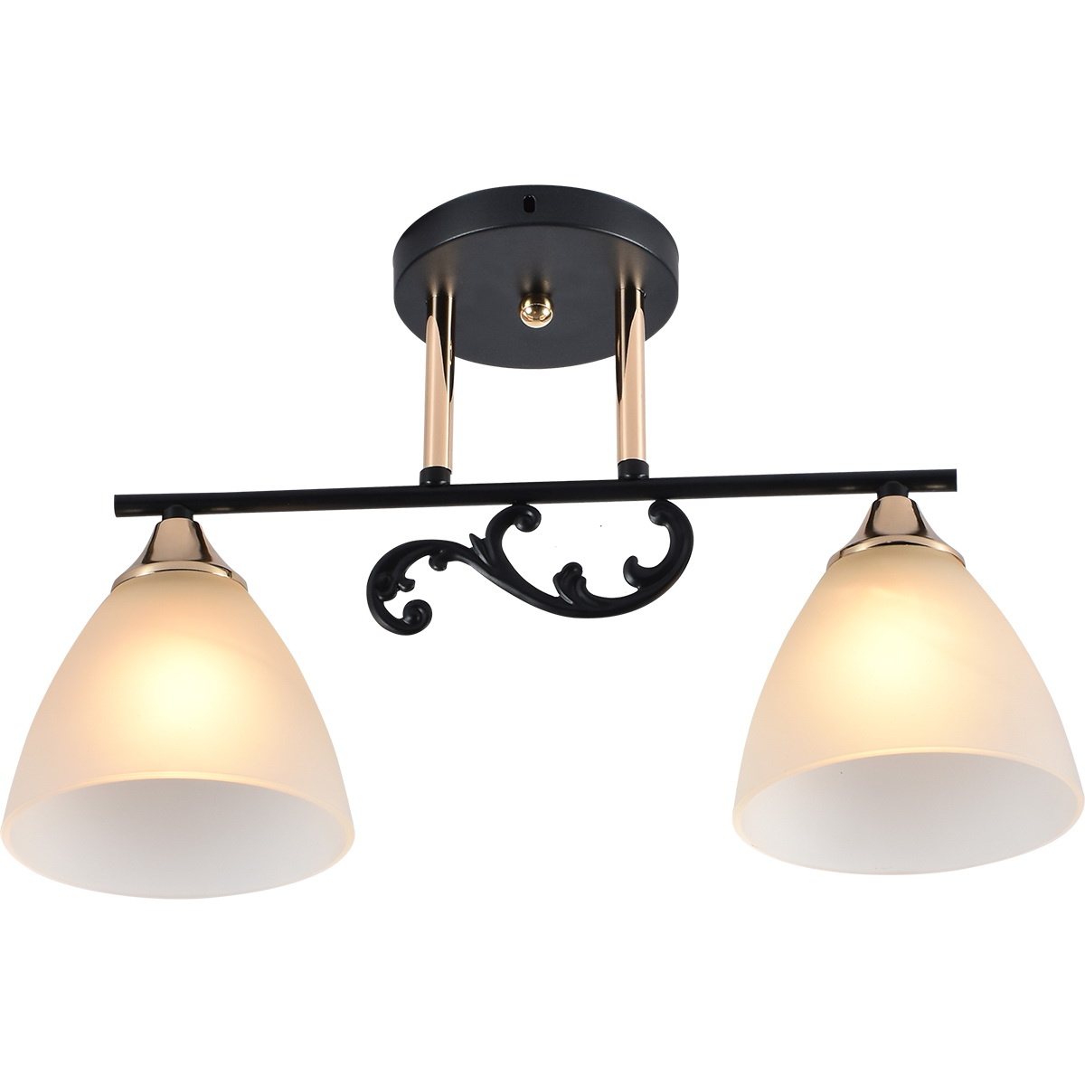 Люстра на штанге Reluce 01278-0.3-02B BK+FGD