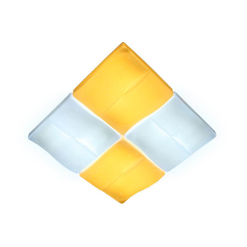 Накладная люстра Ambrella Light Comfort FP2382 WH 128W D500*500