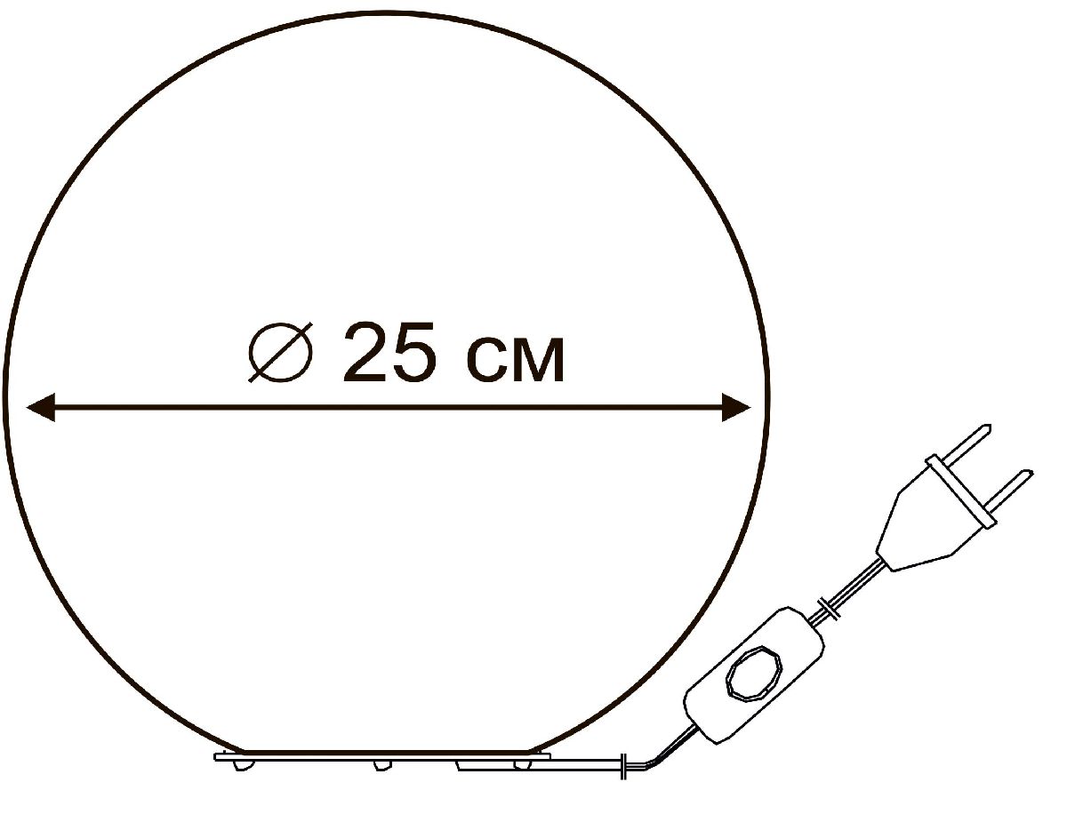 Настольная лампа Arte Lamp Sphere A6025LT-1WHG