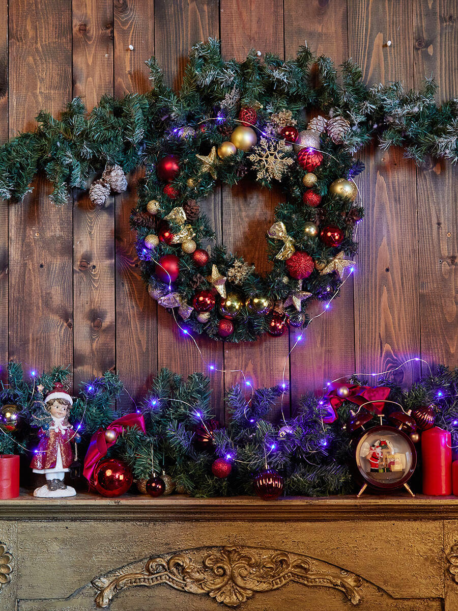 Светодиодная гирлянда Uniel Роса (UL-00007185) фиолетовый ULD-S0500-050/SCB/2AA Purple IP20 Dew