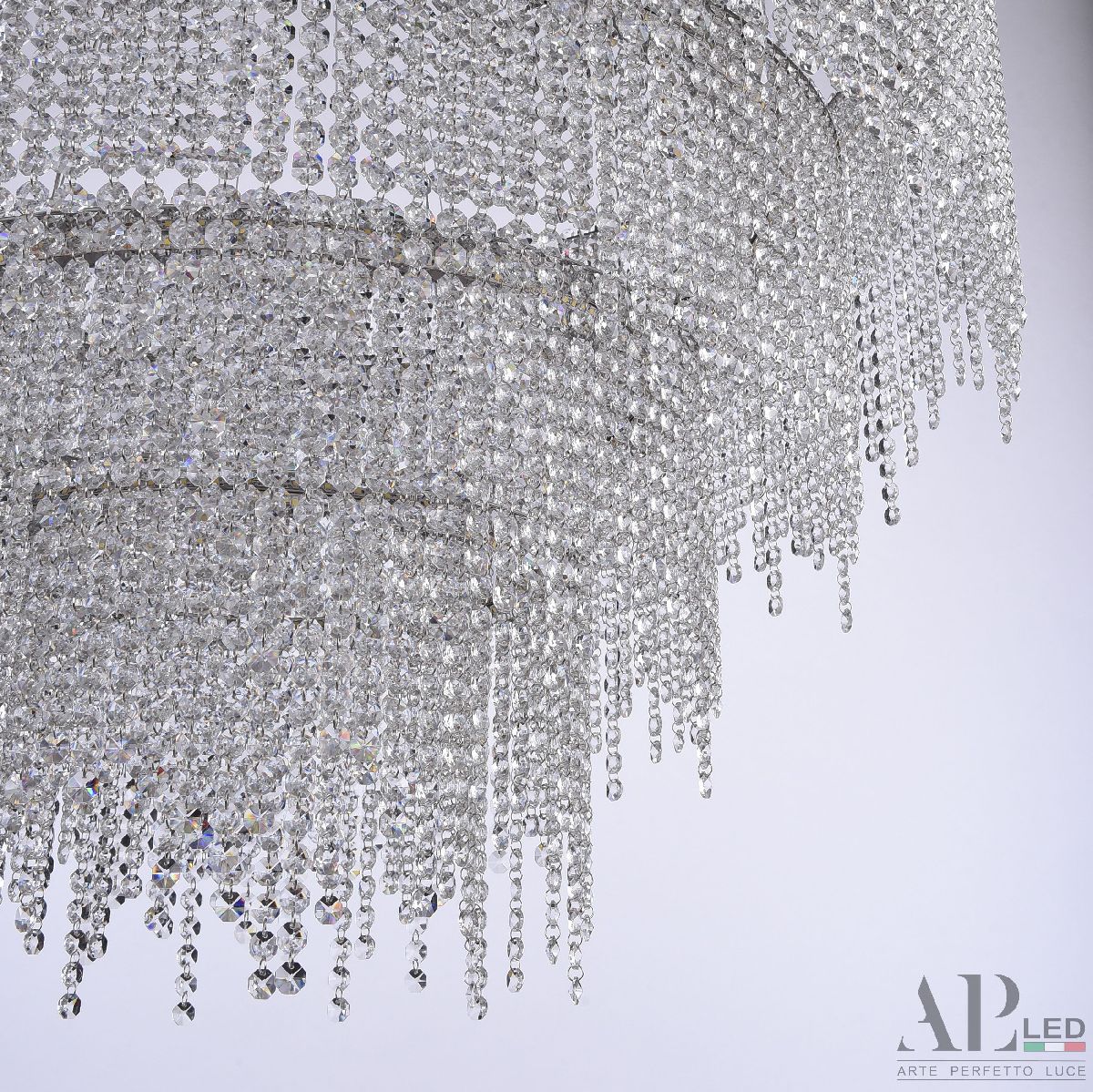 Каскадная люстра Arte Perfetto Luce Sicilia SH02.93.4D.B.Ni.4000